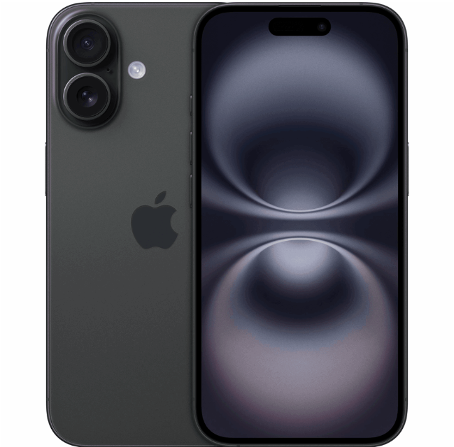 Apple iPhone 16 6,1'' 256GB - Sort