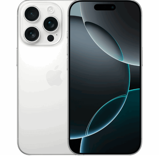 Apple iPhone 16 Pro 6,3'' 128GB - Hvidt Titanium