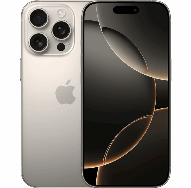 Apple iPhone 16 Pro 6,3'' 128GB - Naturligt Titanium