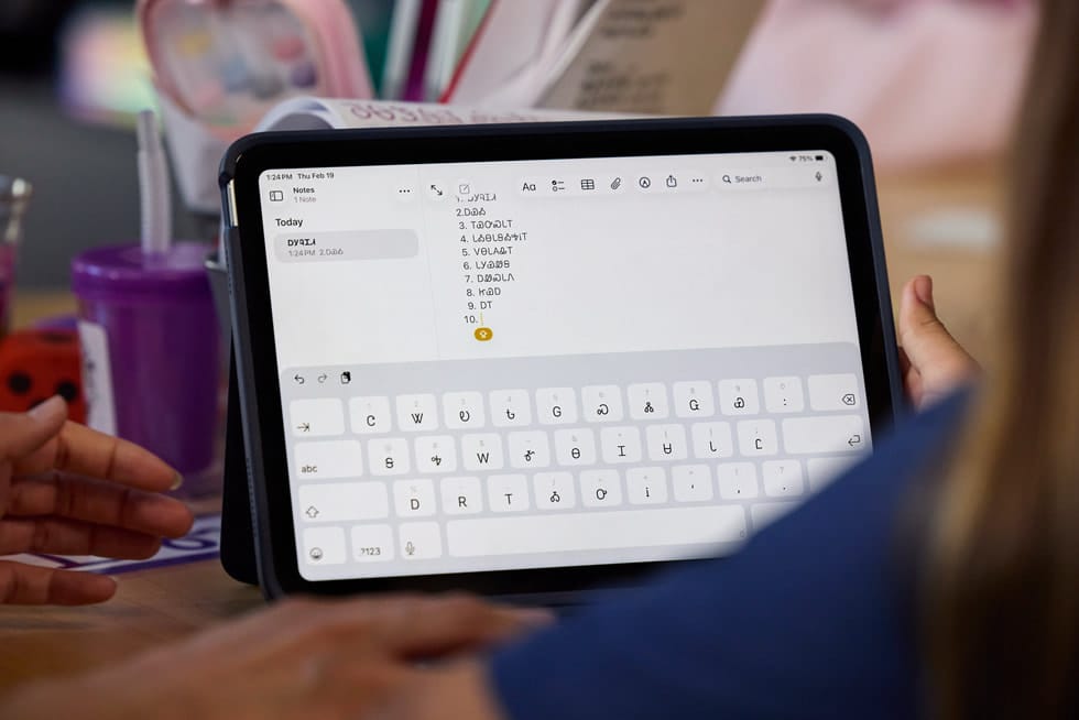 Sådan får Apple oprindelige sprog ind på iPhone-tastaturet - billede 3 fra collaborated with the iPhone maker