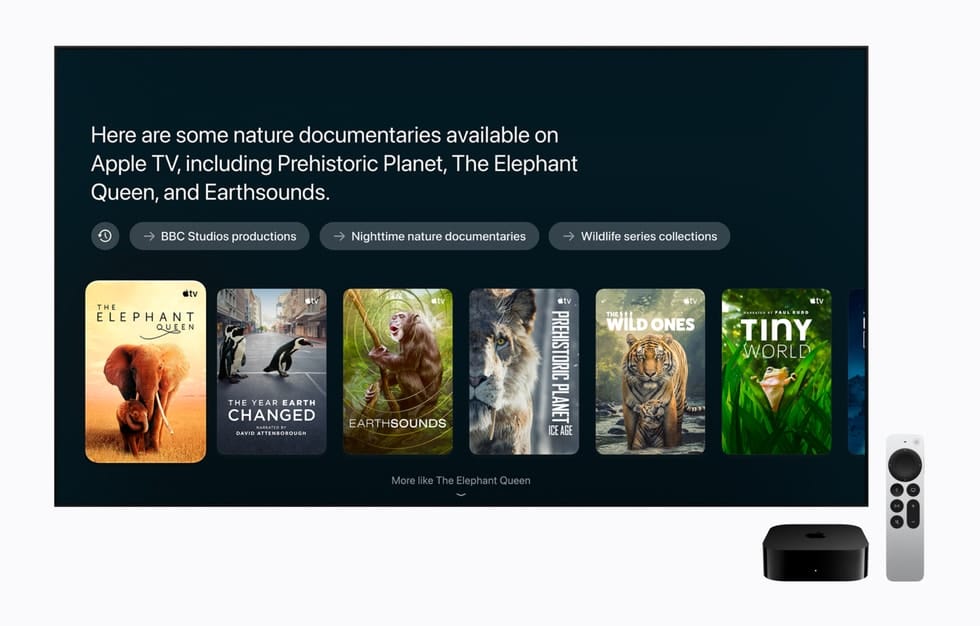 Ny Siri Remote kan købes separat: den vigtigste Apple TV-opgradering kræver ikke en ny boks - billede 4 fra press release