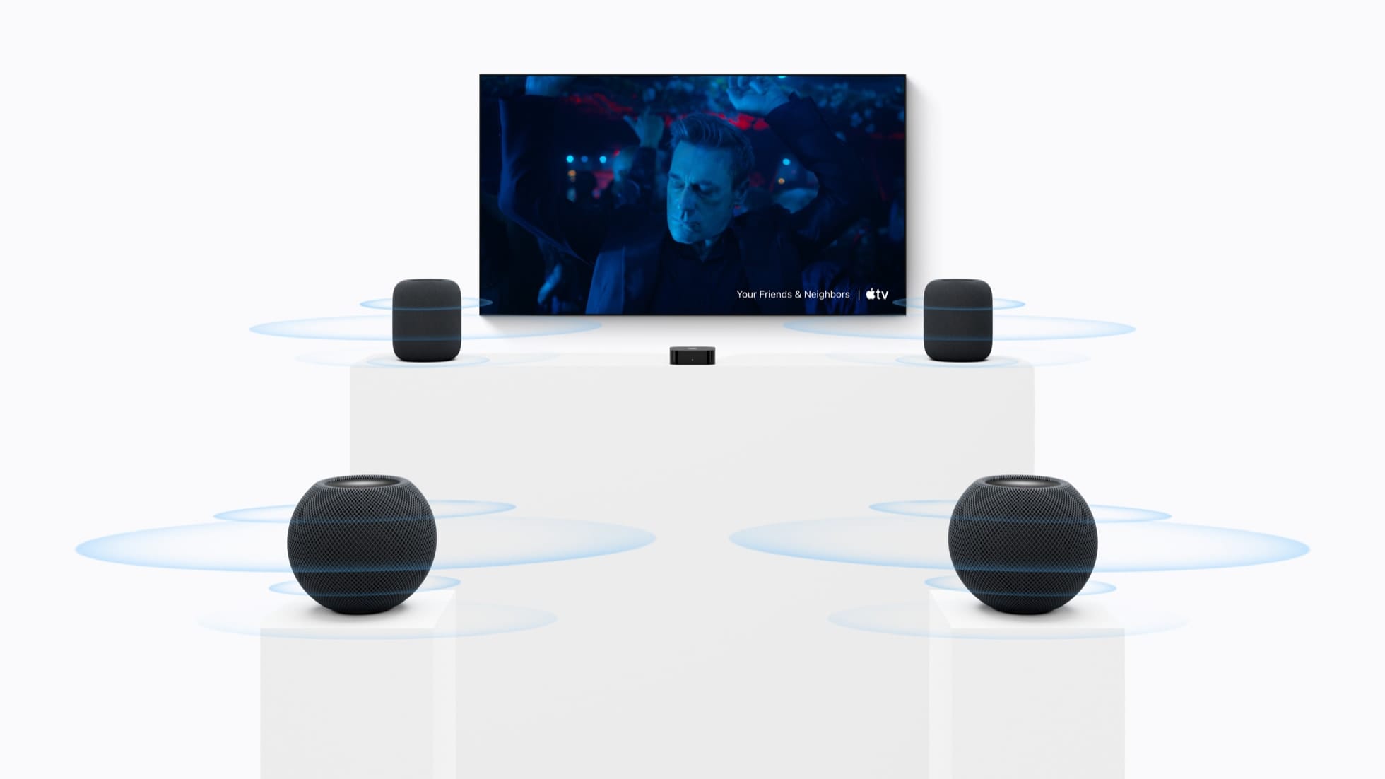 Apple lancerer HomePod mini 2 med Siri AI på vej og fire-højttaler surround til Apple TV 4K - billede 2 fra today announced