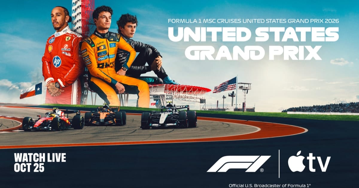 Apple TV får Dolby Atmos til F1 igen til weekendens Grand Prix i Austin - billede 1 fra apple.com