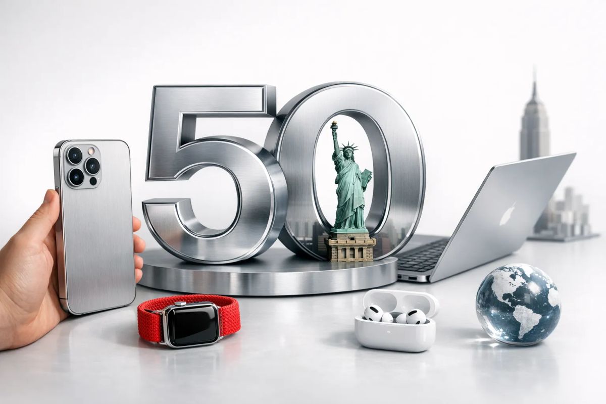 Apple fylder 50: Global jubilæumsturné starter i New York og ruller videre Post feature image