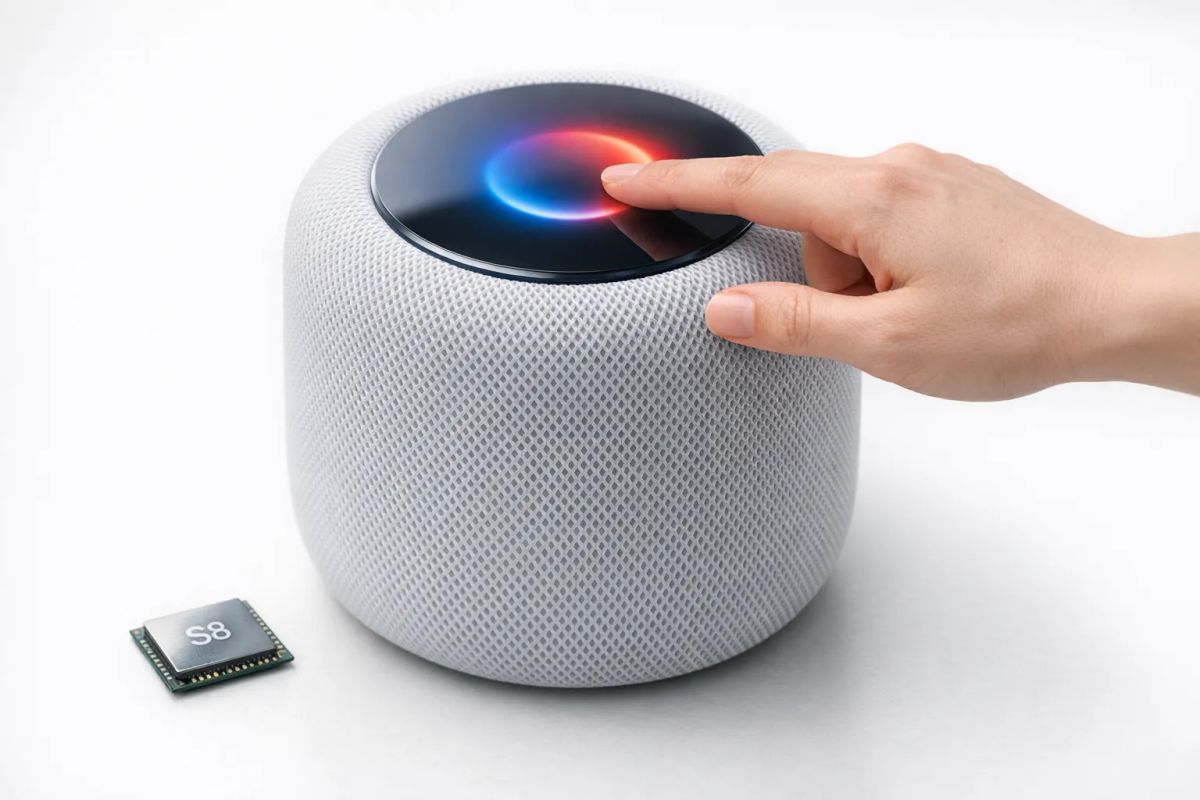 Rygte: Apple vil genoplive den store HomePod i 2023 – med S8-chip og touch-top Post feature image
