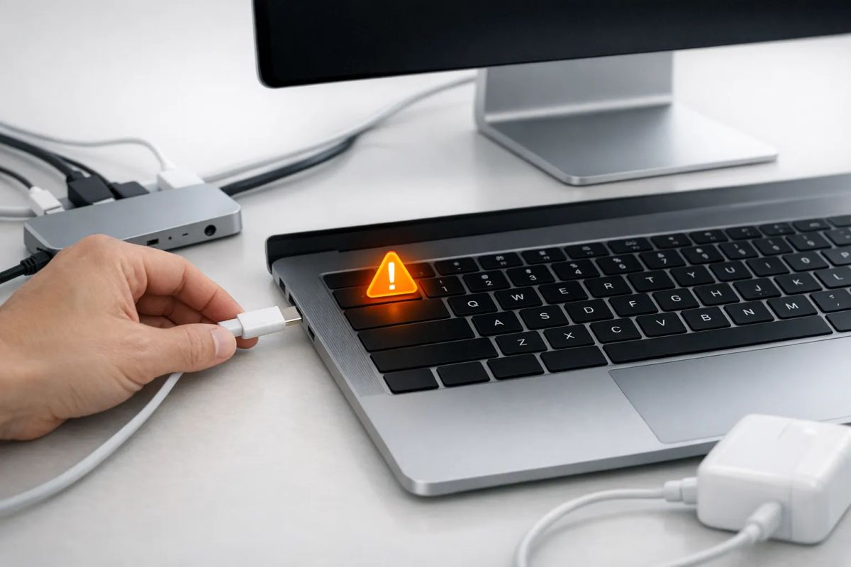 macOS Tahoe 26.4 advarer nu om “Slow Charger” på MacBook – og det er faktisk nyttigt Post feature image