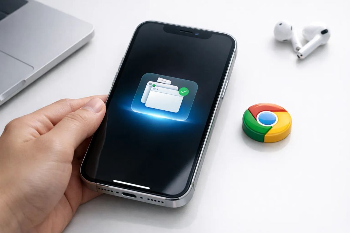 Chrome til iPhone tester låseskærmsnotifikationer for delte faner Post feature image