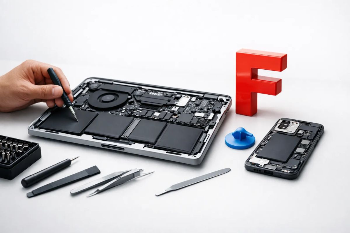 Analyse: Apple og Lenovo er dårligst til reparerbare bærbare – Apple får bundkarakter Post feature image