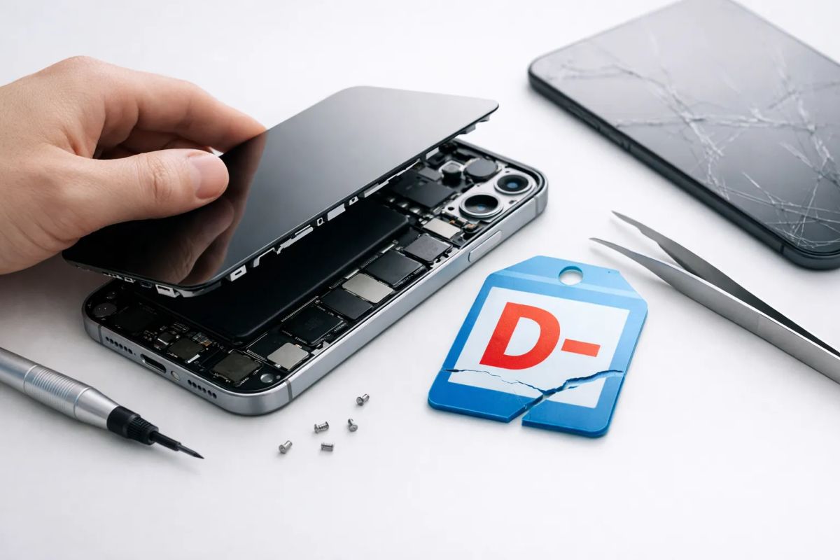 iPhone får D– for reparerbarhed: bedre end før, men stadig blandt de dårligste Post feature image