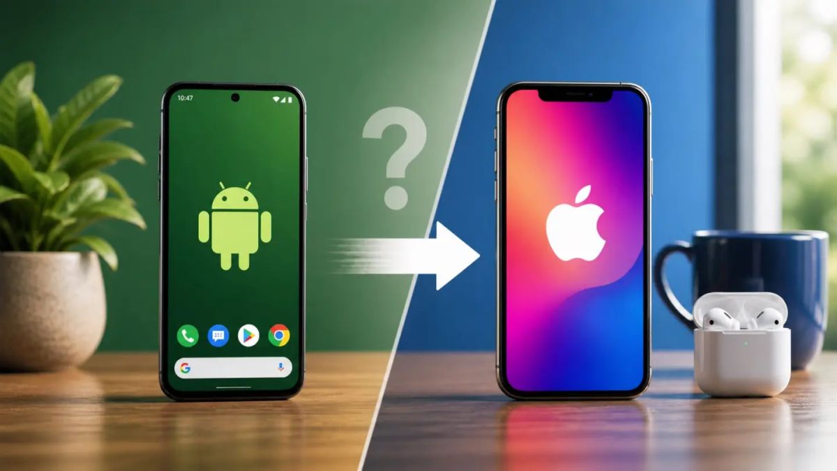 Skifter du fra Android til iPhone? 5 typiske benspænd – og sådan kommer du forbi dem Post feature image