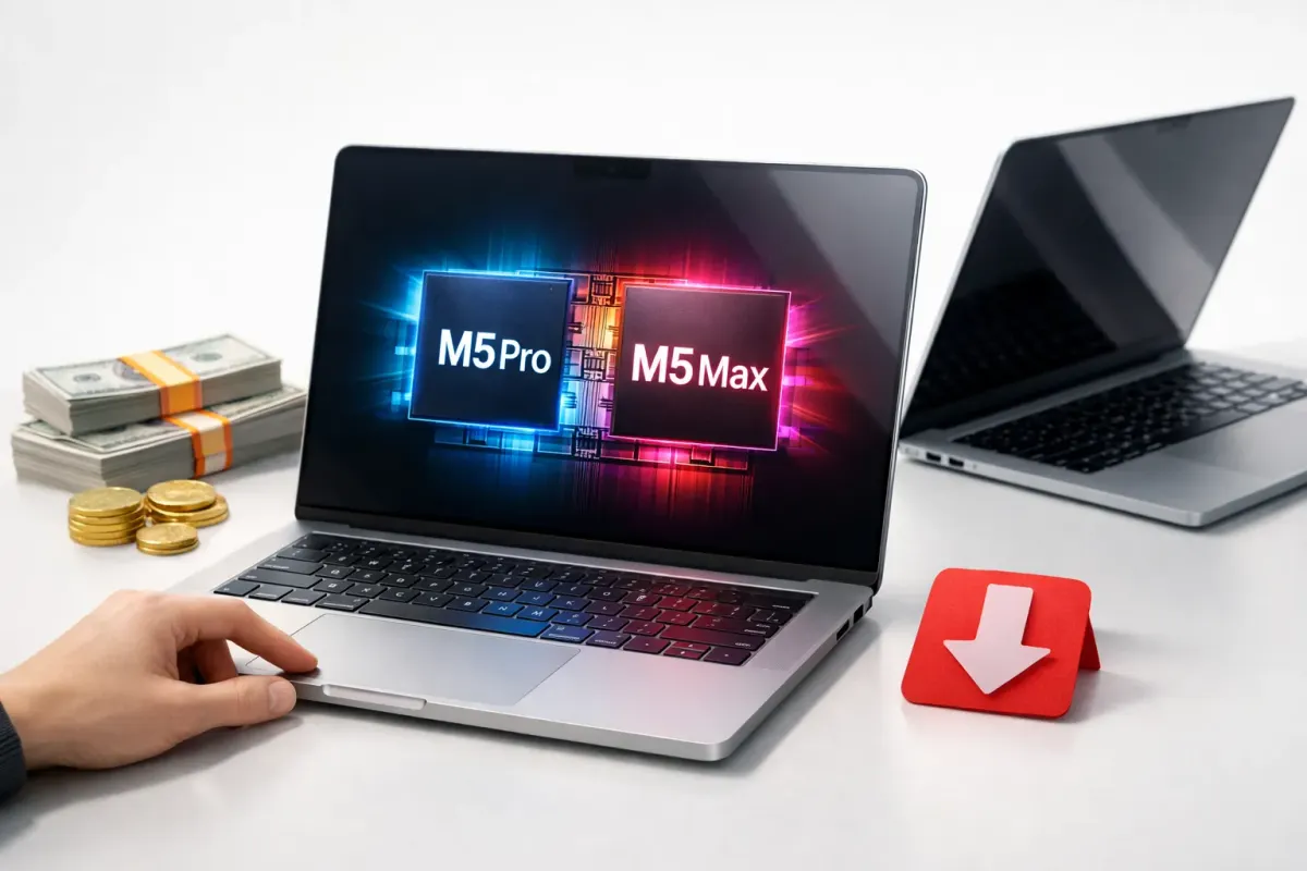 Kæmperabat på 14" MacBook Pro: Op til 1.300 dollars afslag på M5 Pro og M5 Max Post feature image