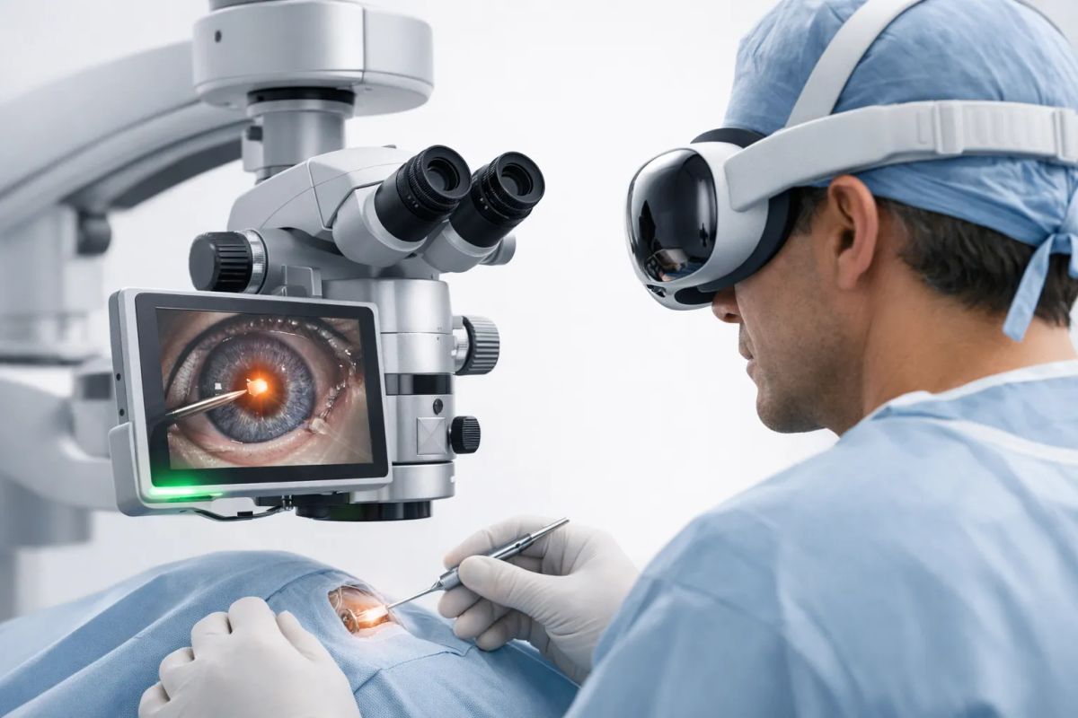 Apple Vision Pro i operationsstuen: Første grå stær-operation udført med ScopeXR Post feature image