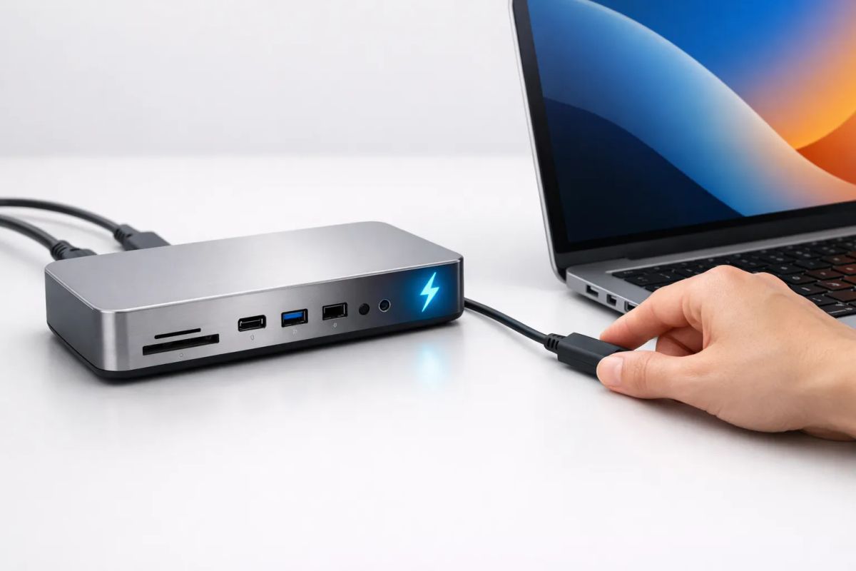 Test: Kensington SD5000T5 Thunderbolt 5 Dock lover 140W opladning til MacBook Post feature image