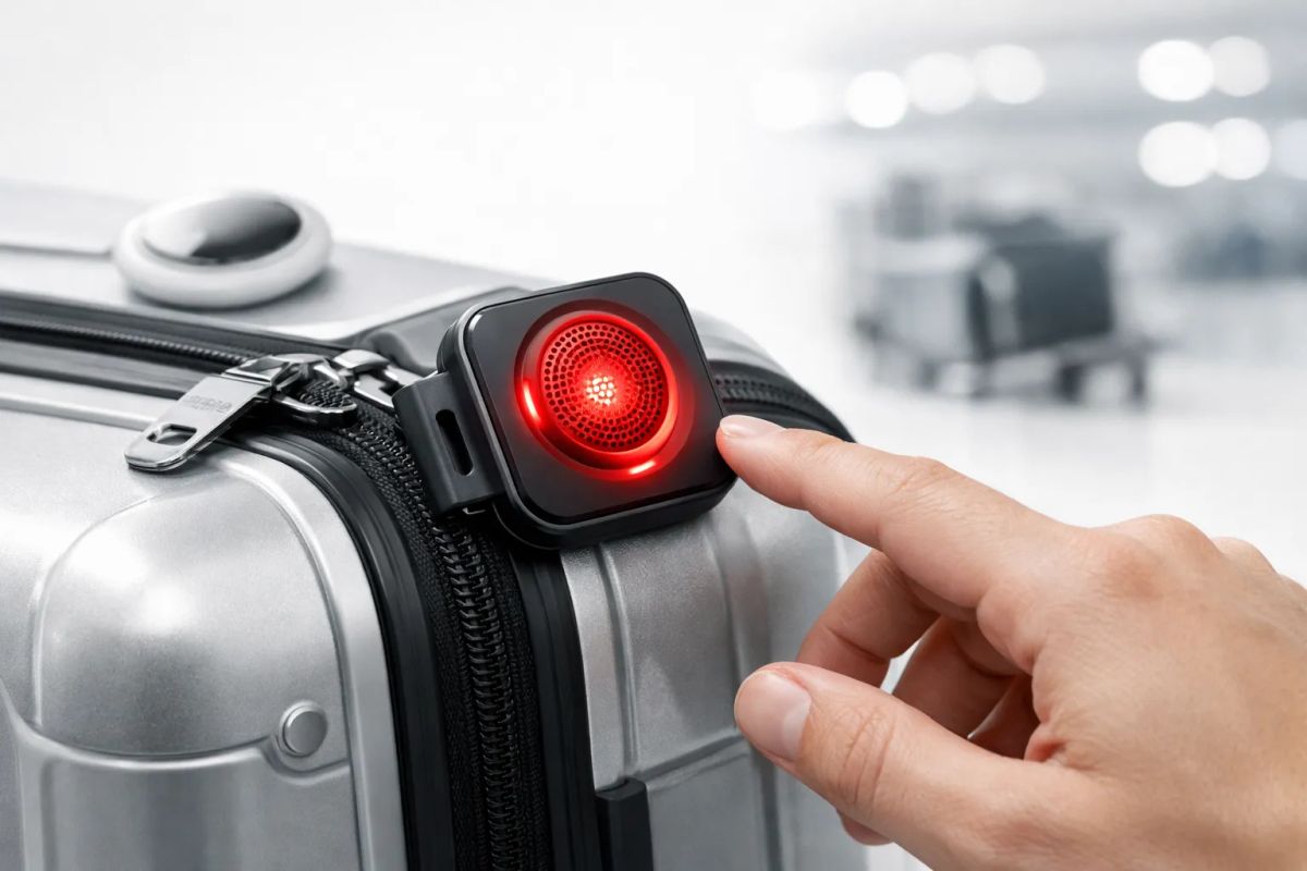 Ny bagagetracker vil have dig til at droppe AirTag på rejsen – fordi den larmer mere Post feature image