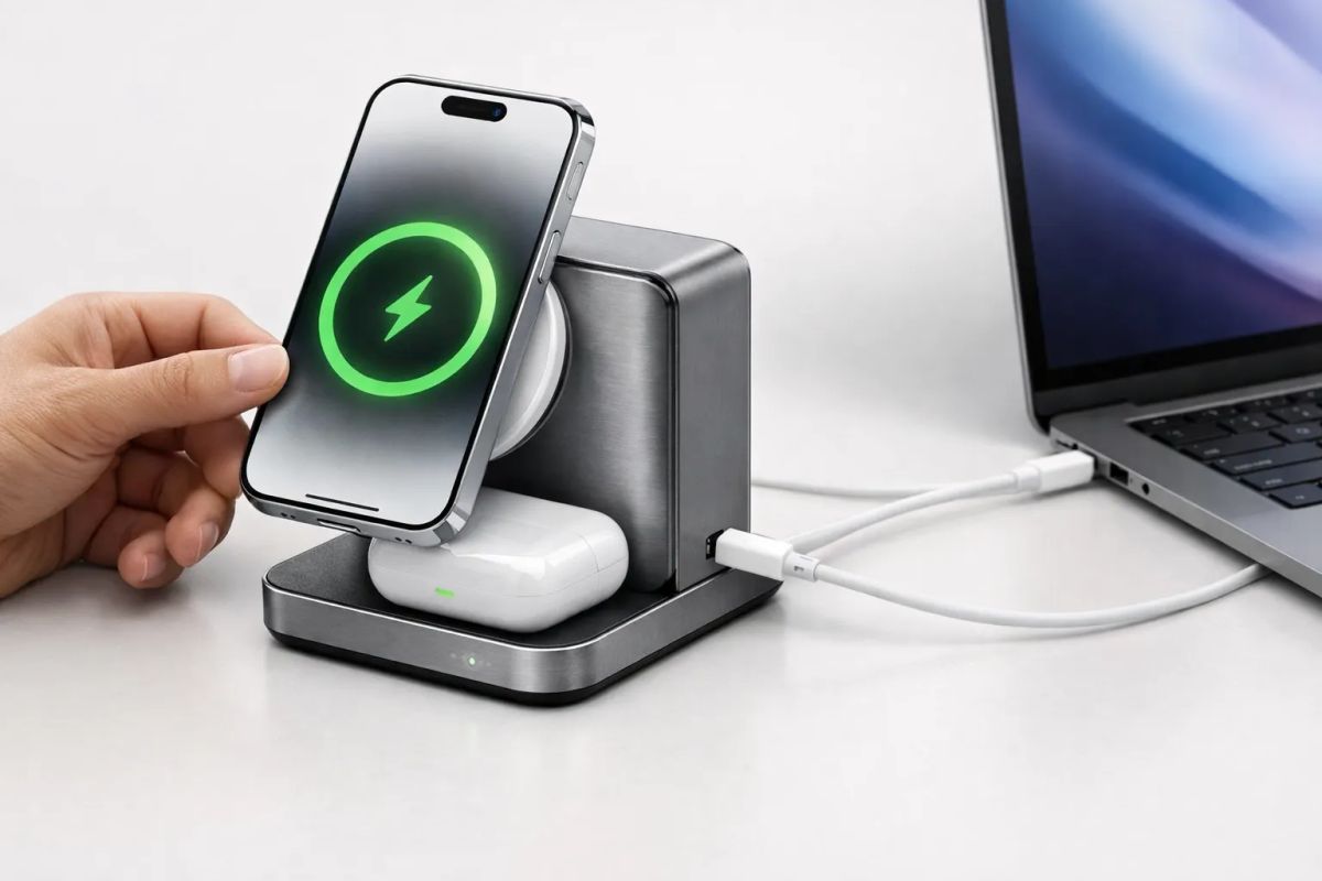UGREEN Nexode Power Bank: 3-i-1 MagSafe/Qi2-oplader, der også kan lade en MacBook Pro hurtigt Post feature image