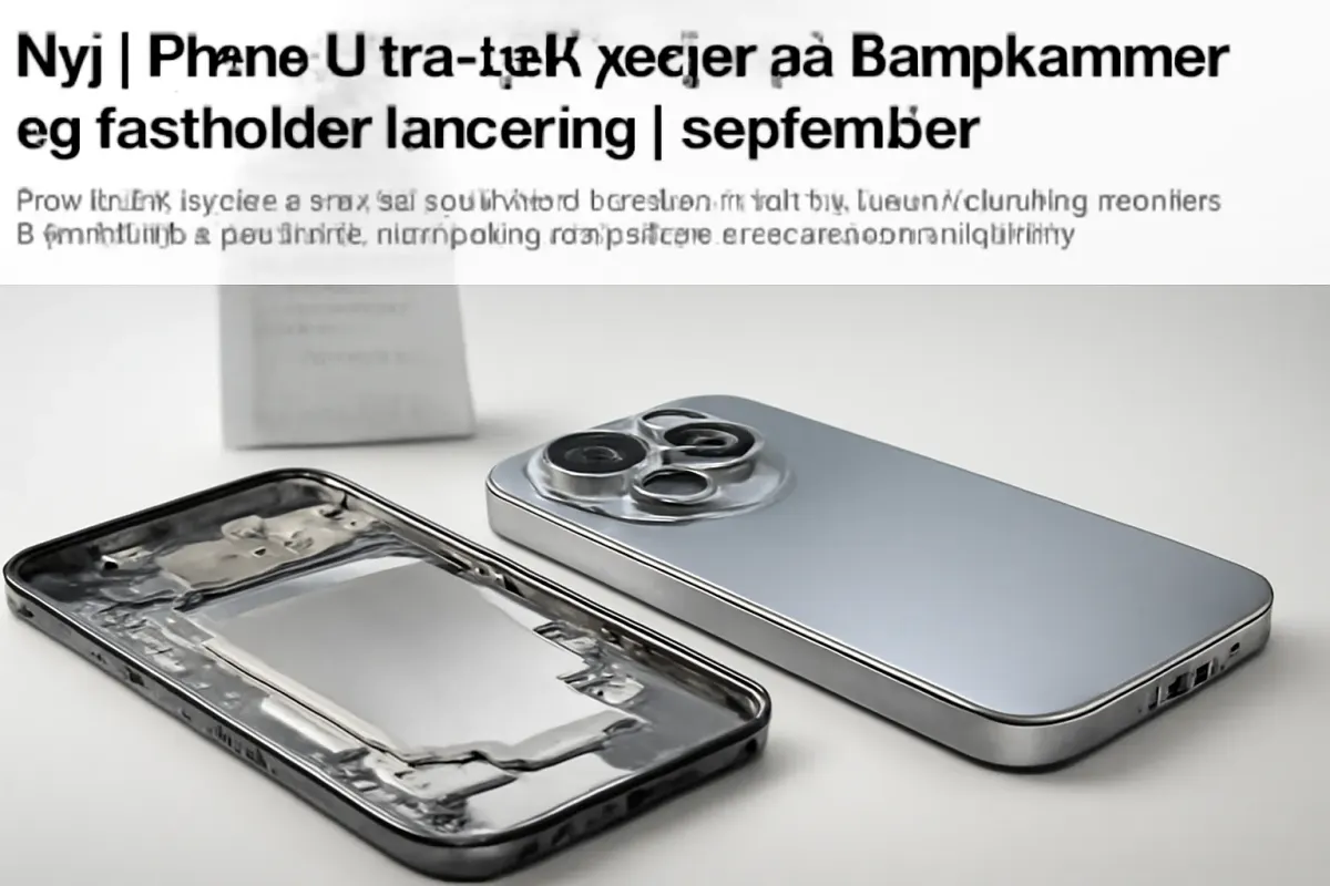Nyt iPhone Ultra-læk peger på dampkammer og fastholder lancering i september Post feature image
