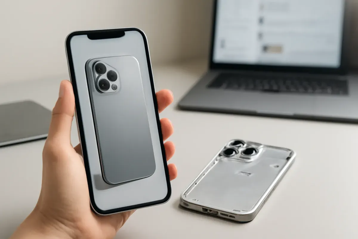 De “lækede” iPhone 18 Pro-chassiser er AI-genererede Post feature image