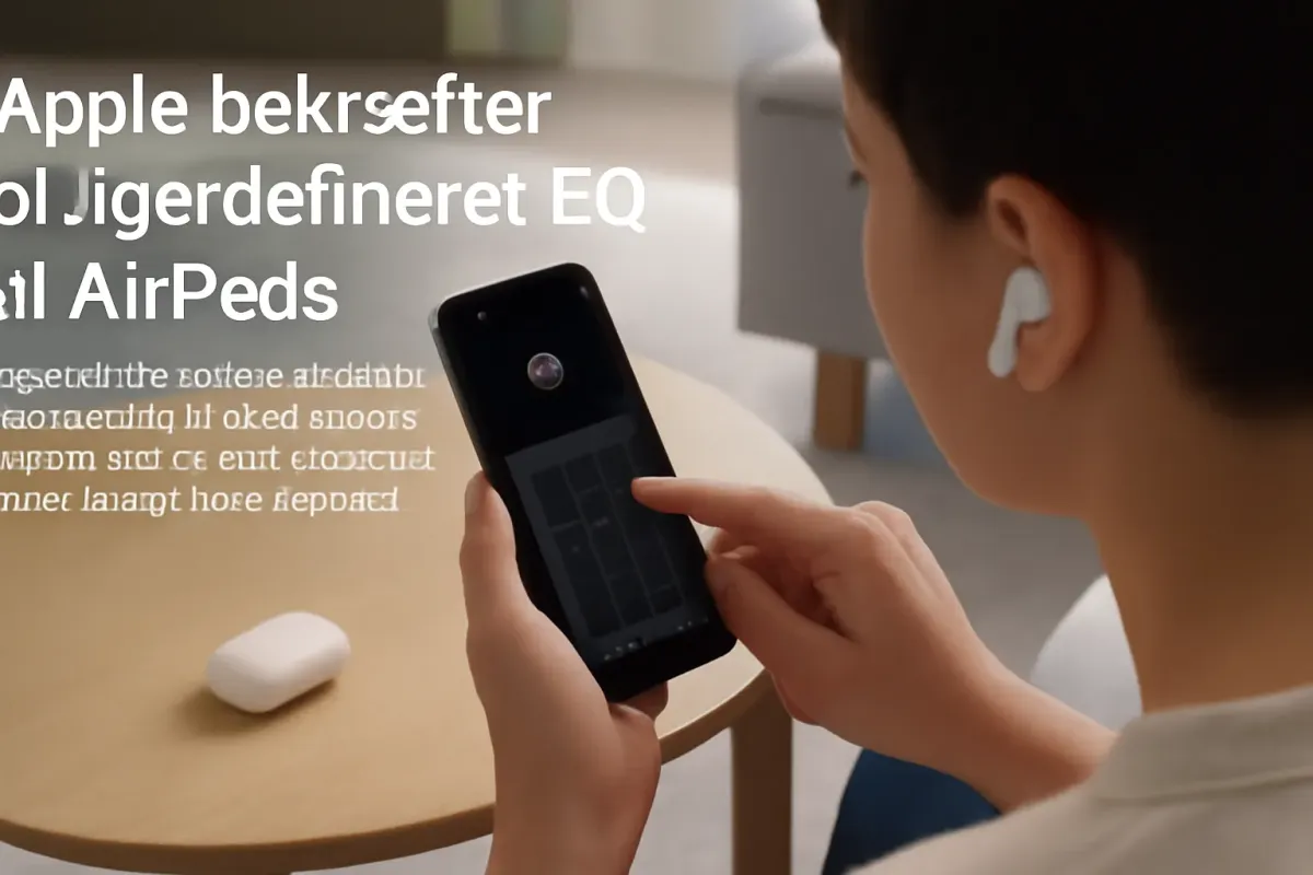 Apple bekræfter brugerdefineret EQ til AirPods Artikelbillede