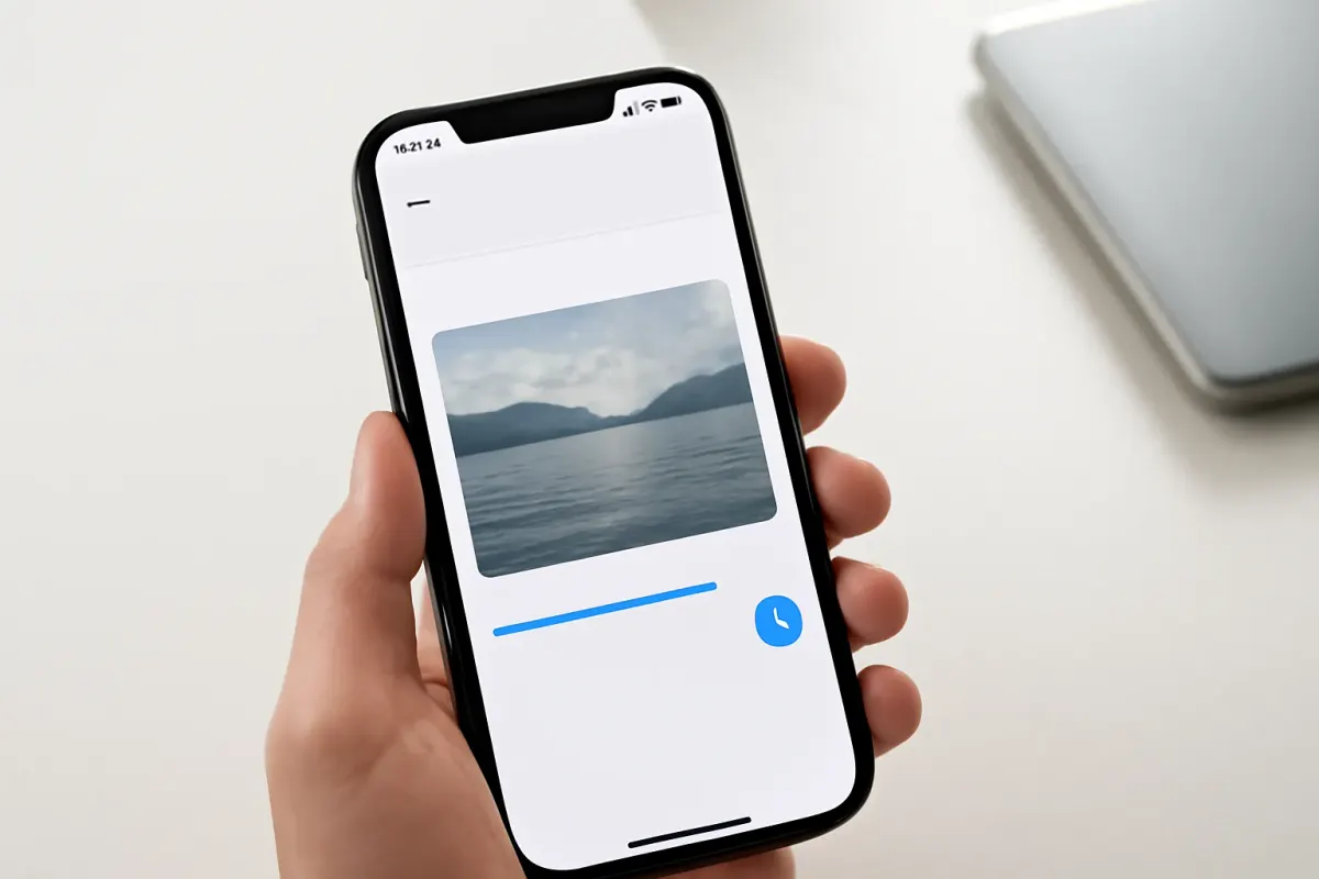iOS 27 giver Beskeder en synlig uploadlinje for filer Artikelbillede