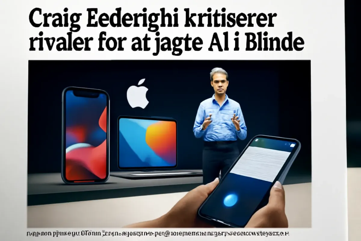 Craig Federighi kritiserer rivaler for at jagte AI i blinde Artikelbillede