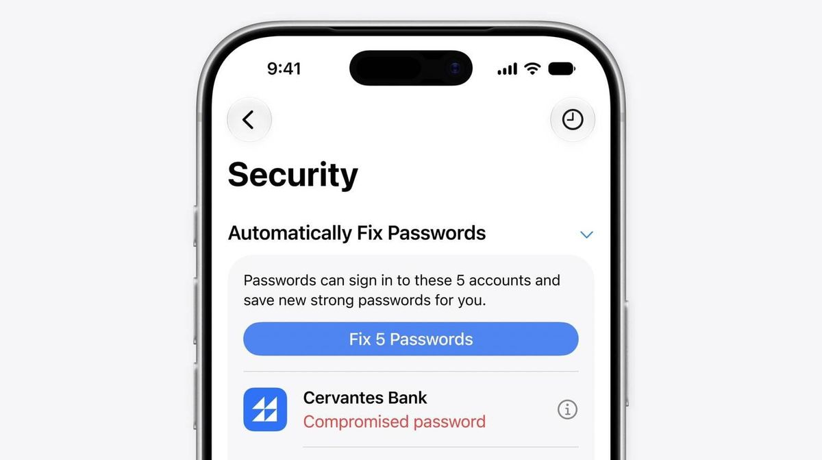 Apple Passwords kan nu automatisk rette svage og kompromitterede adgangskoder Artikelbillede