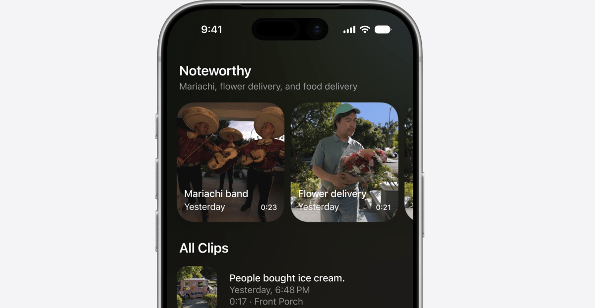 Apple annoncerer AI-søgning og beskrivelser til kameraer i Apple Home Artikelbillede