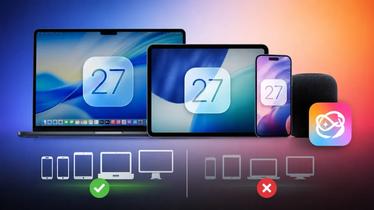 iOS 27 virker på ældre iPhone-modeller, men AI-funktionerne gør ikke Artikelbillede