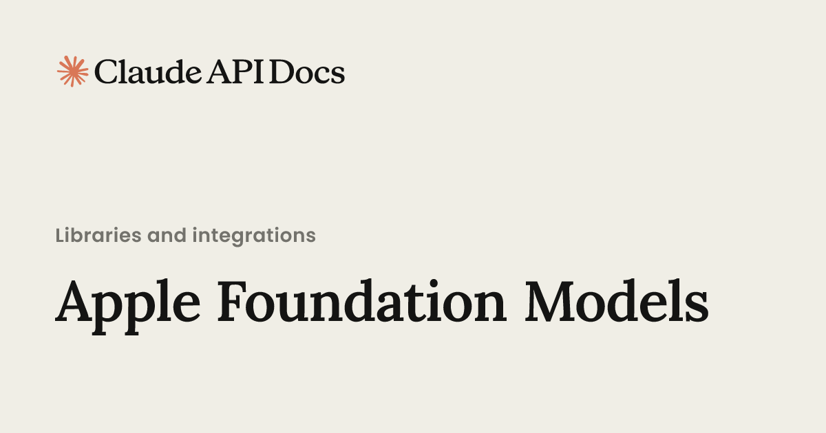 Guide: Sådan bruger du Claude med Apple Foundation Models i Swift Artikelbillede