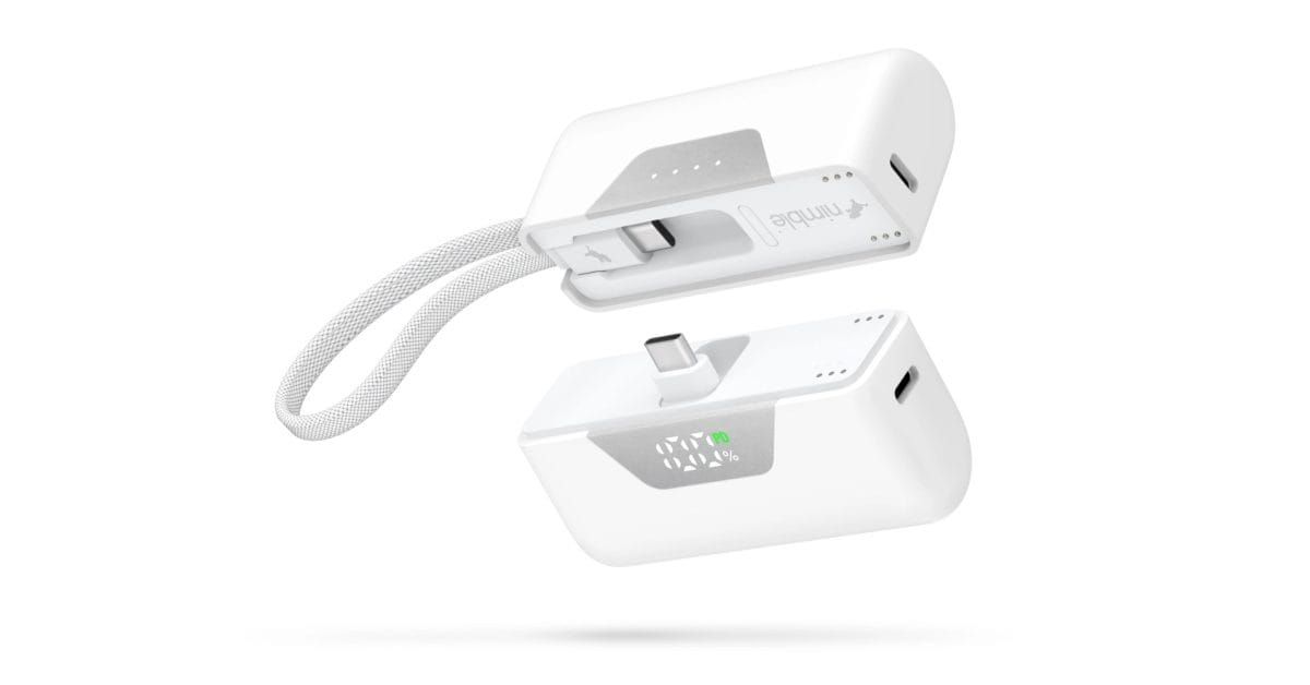 Nimble Sharepower deler sin powerbank i to, så du kan dele strøm Artikelbillede