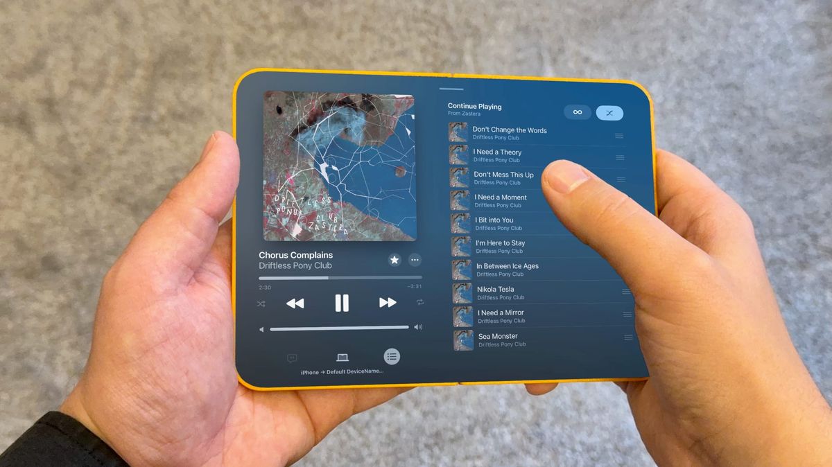 Justerbare iPhone-apps giver et tidligt kig på foldbar iPhone Artikelbillede