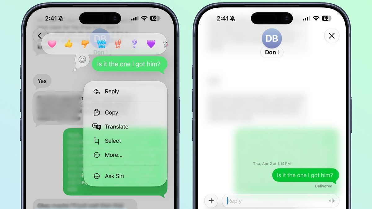 iOS 27 beta 2 giver direkte svar i RCS-chats mellem iPhone og Android Artikelbillede