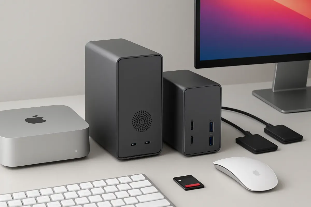 Orico MiniLink til Mac mini: Skal du vælge M47P eller nøjes med M49P? Artikelbillede