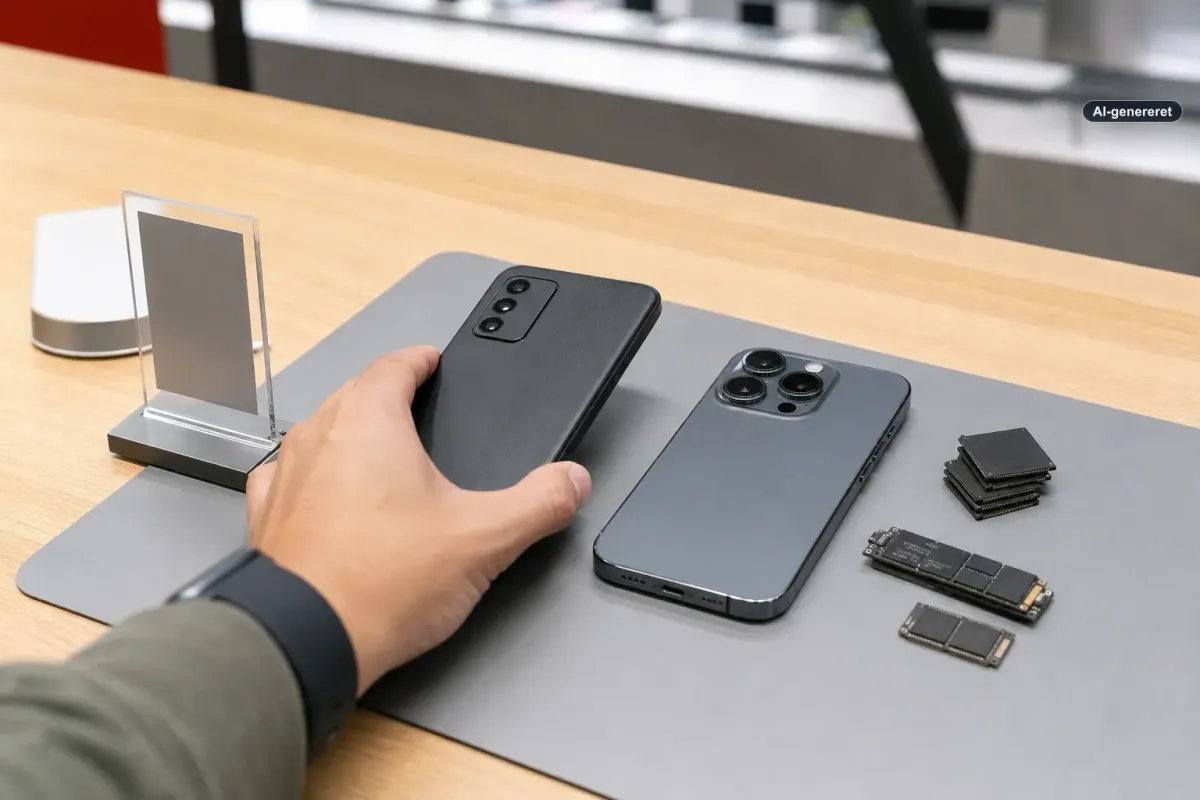 Stigende hukommelsespriser presser billige smartphones – og kan ramme iPhone 18 Artikelbillede