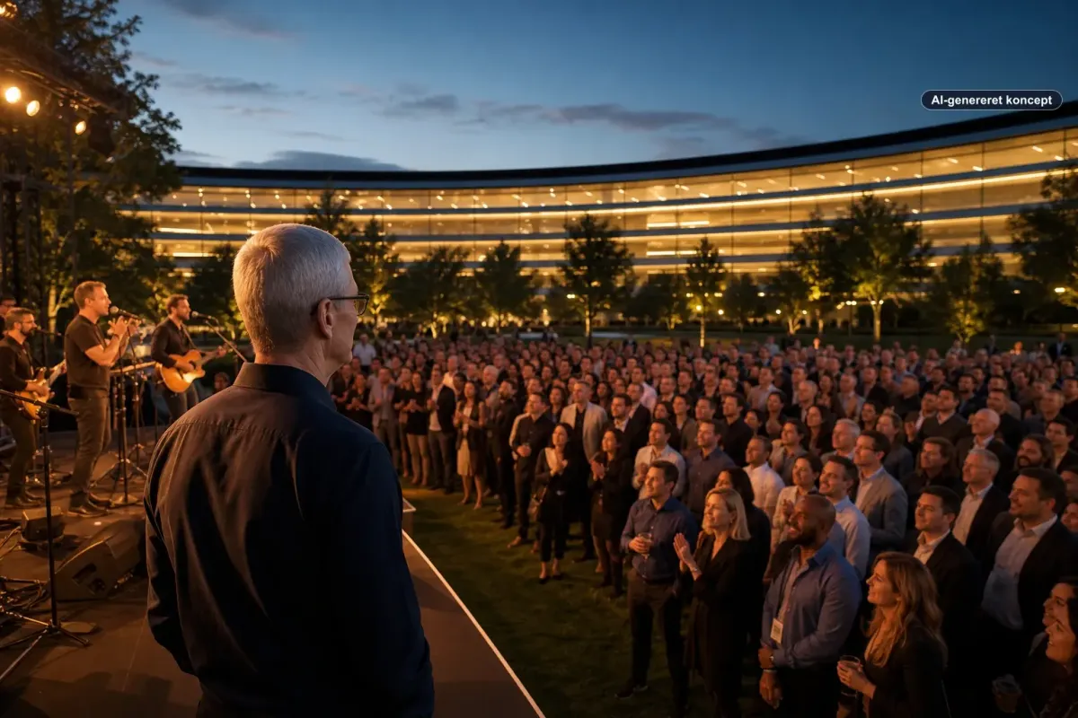 OneRepublic spillede til Tim Cooks afskedsfest på Apple Park Artikelbillede