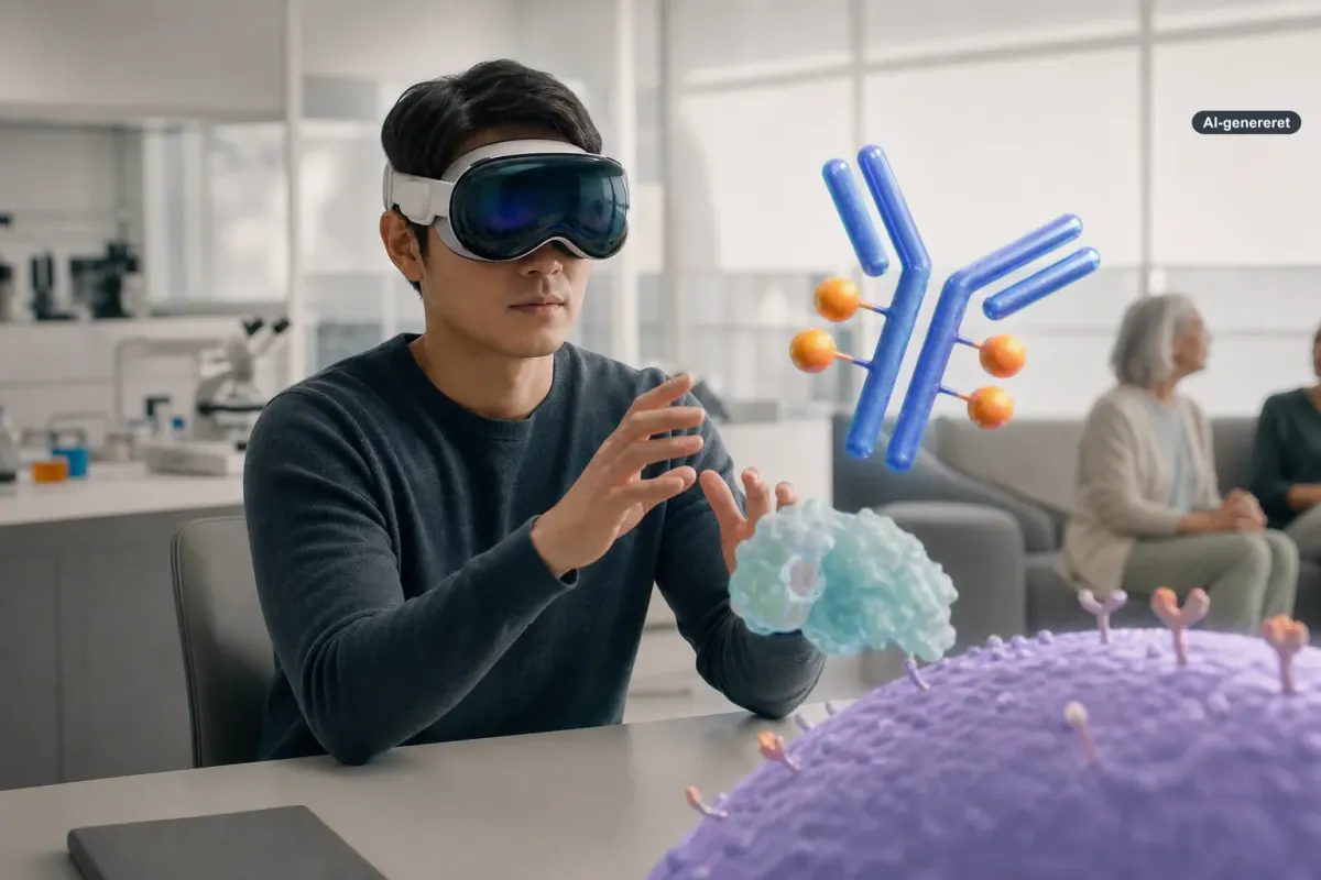 Pfizer bruger Apple Vision Pro til at forklare kræftforskning Artikelbillede