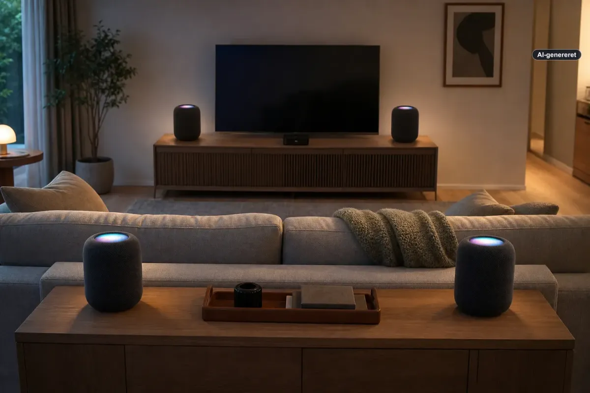 Apple tester fire HomePod-højttalere som surround-system i nyt kodefund Artikelbillede