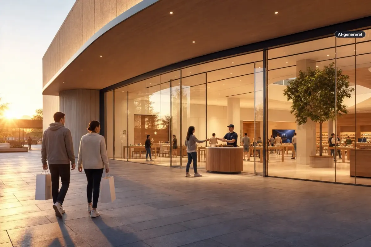 Apple Lakeside genåbner lørdag med nyt design og bæredygtige materialer Artikelbillede