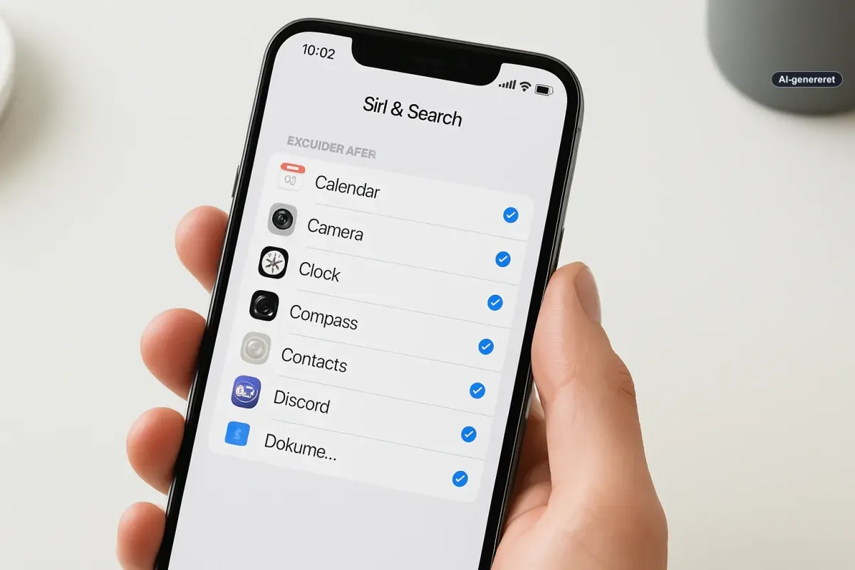 iOS 27.2 gør det lettere at udelukke flere apps fra Siri og Søgning Artikelbillede