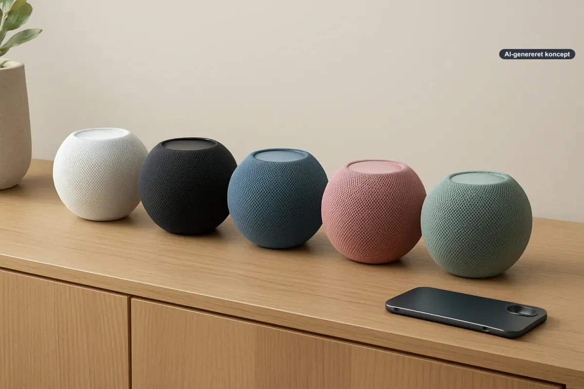HomePod mini 2 lækket i Apples kode: nye farver og samme design Artikelbillede