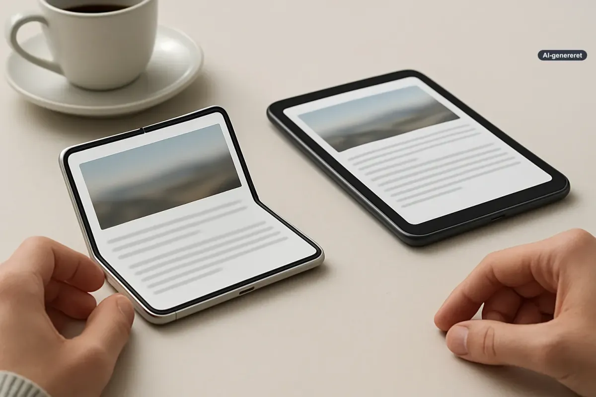 Kan en foldbar mobil erstatte din iPad mini? Kun for nogle Apple-brugere Artikelbillede