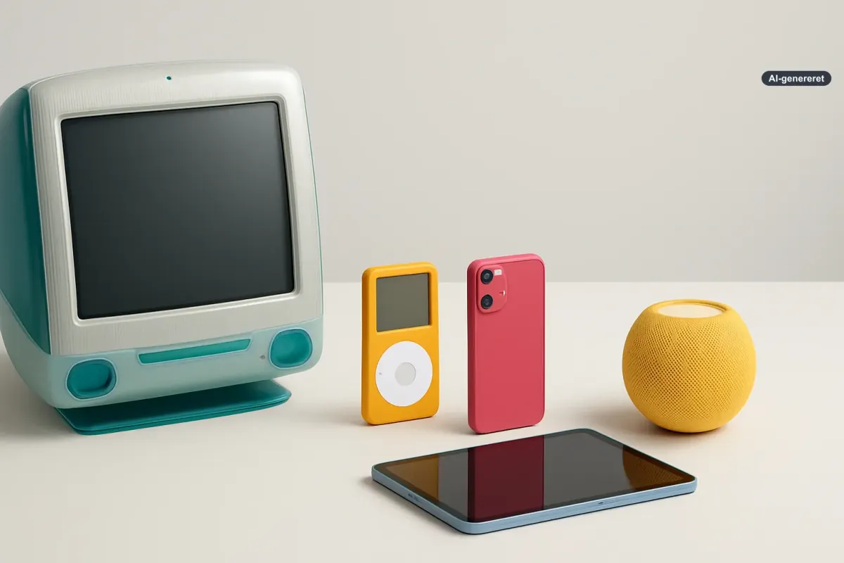 Nyt website samler 341 Apple-farver fra næsten 30 år Artikelbillede