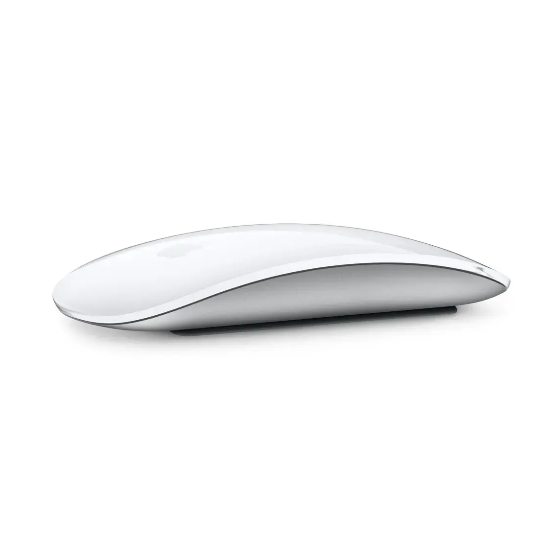 Hvid Apple Magic Mouse med USB-C set fra siden