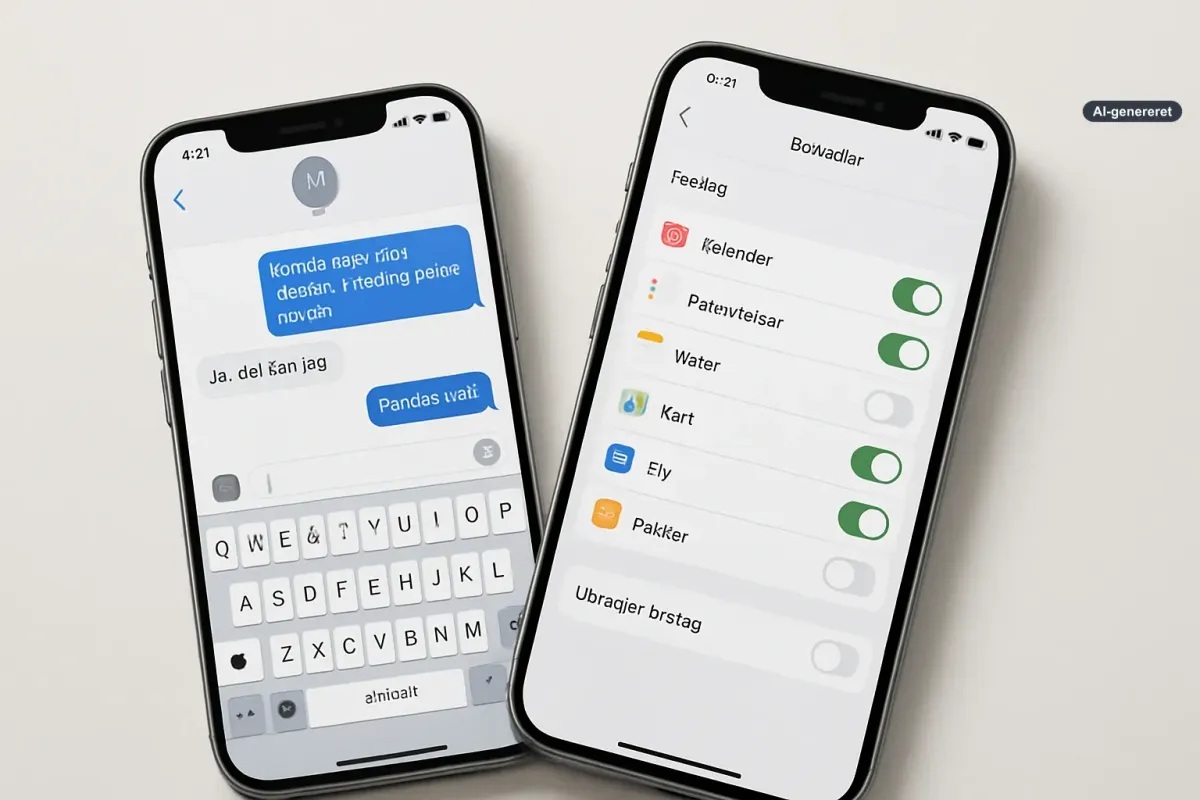 iOS 27.2 kan give mere kontrol over forslagene i Beskeder Artikelbillede