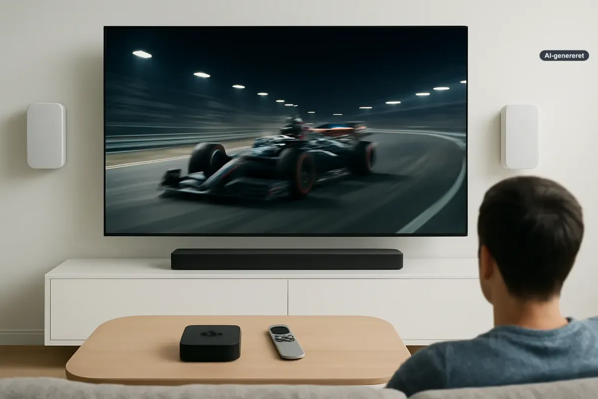 Apple TV får Dolby Atmos på Formel 1 fra 23. oktober Artikelbillede