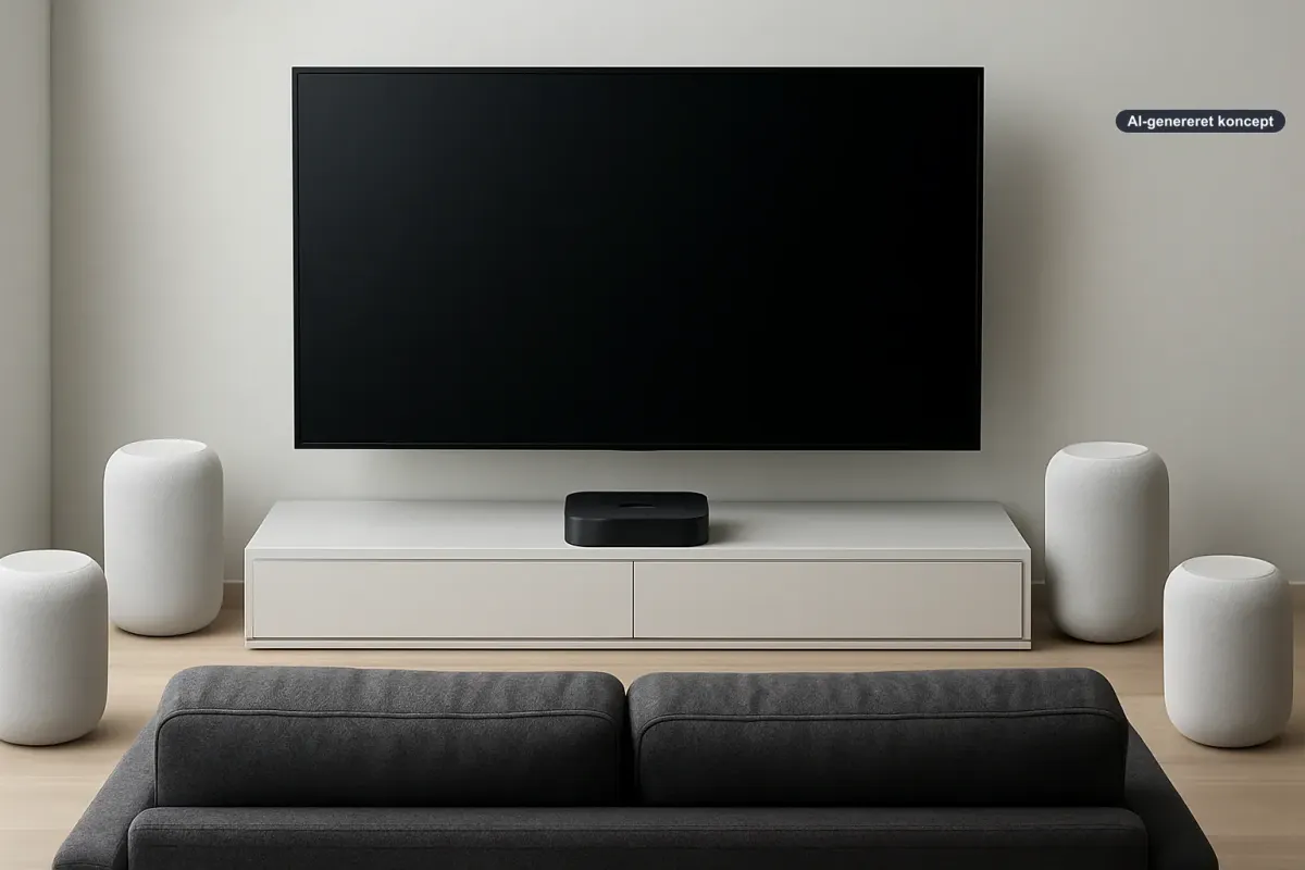Apple TV 4K rygtes til fire HomePods som surround Artikelbillede