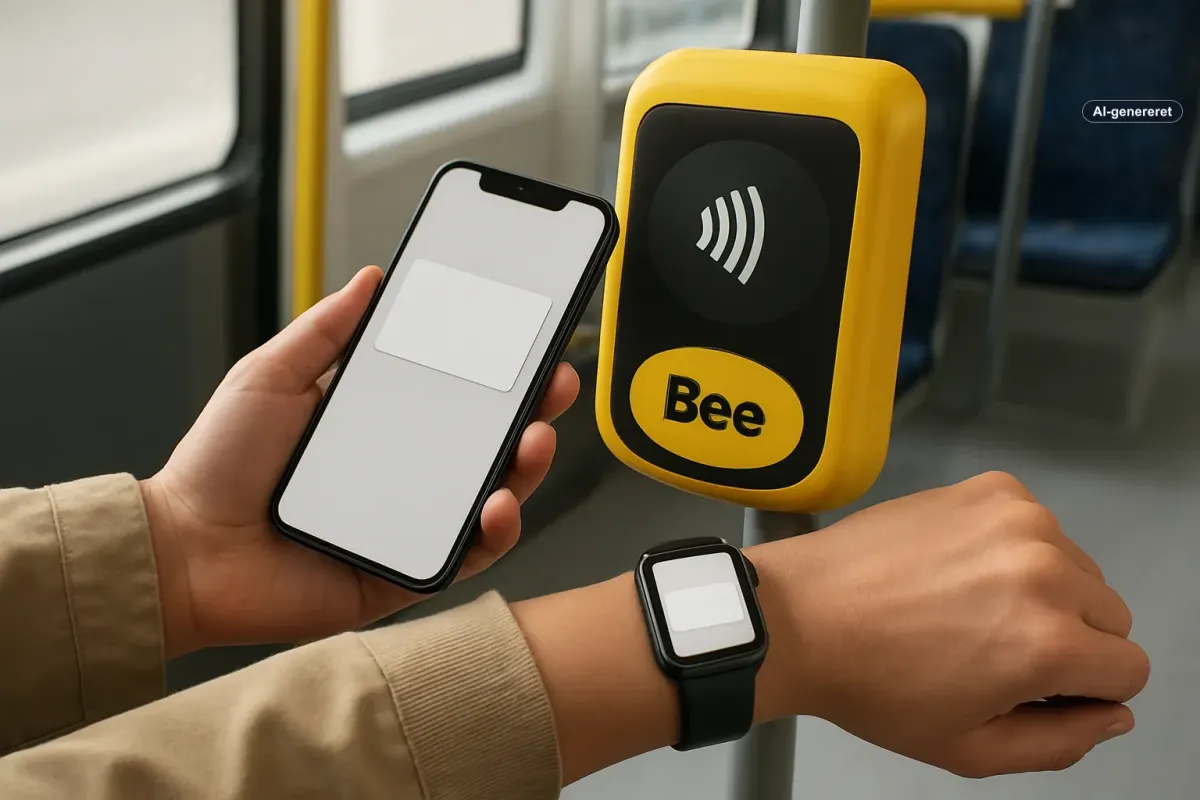 Bee Card virker nu i Apple Wallet for alle Bee Network-billetter Artikelbillede