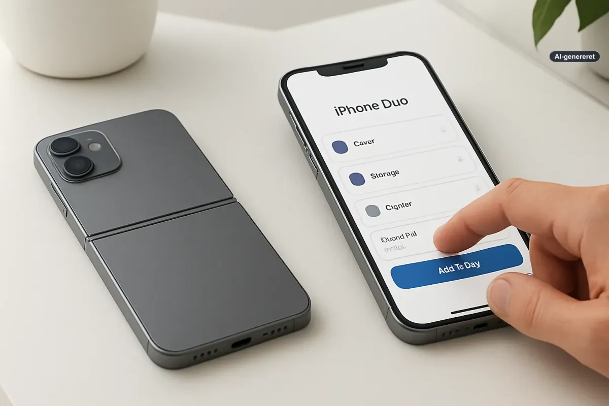 Apple åbner for forhåndsbestilling af iPhone Duo i morgen — og du kan gøre kurven klar nu Artikelbillede