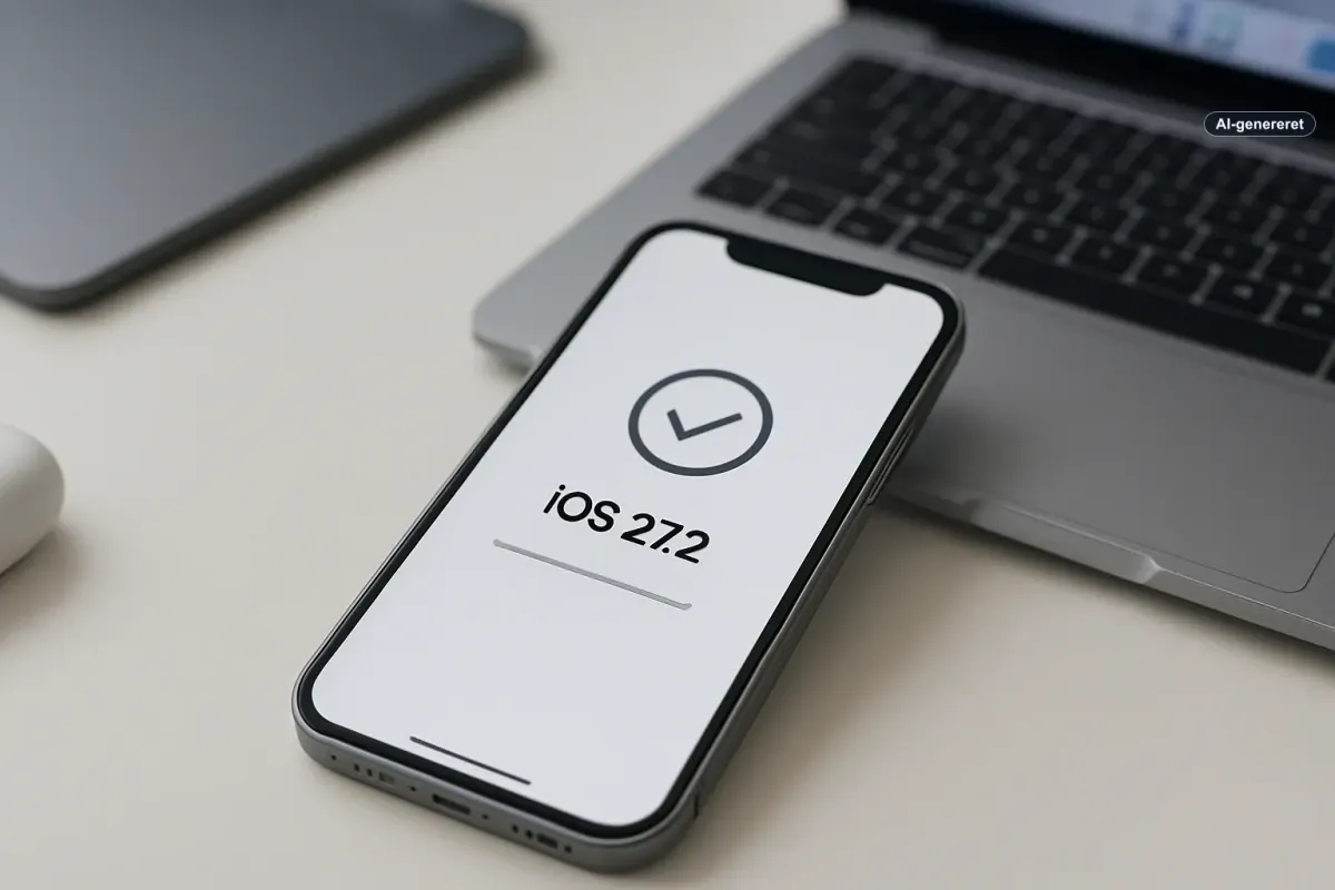 Apple sender iOS 27.2 i RC: sidste stop før offentlig udgivelse til iPhone Artikelbillede