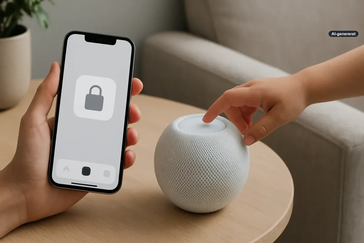 iOS 27.2 ser ud til at give HomePod en længe ønsket lås til berøringskontroller Artikelbillede