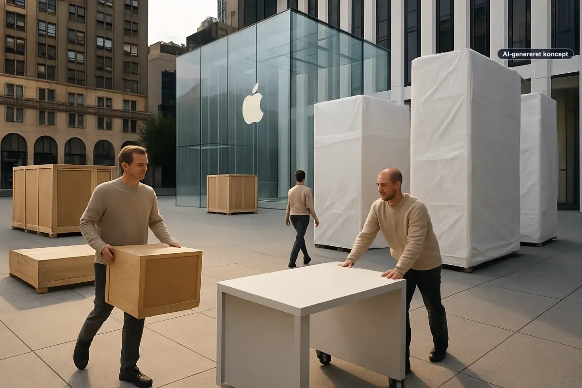 Apple gør klar med store iPhone Duo-installationer ved Fifth Avenue før salgsstart Artikelbillede